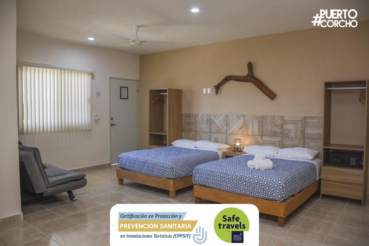 Hotel Puerto Corcho 莫雷洛斯港 外观 照片