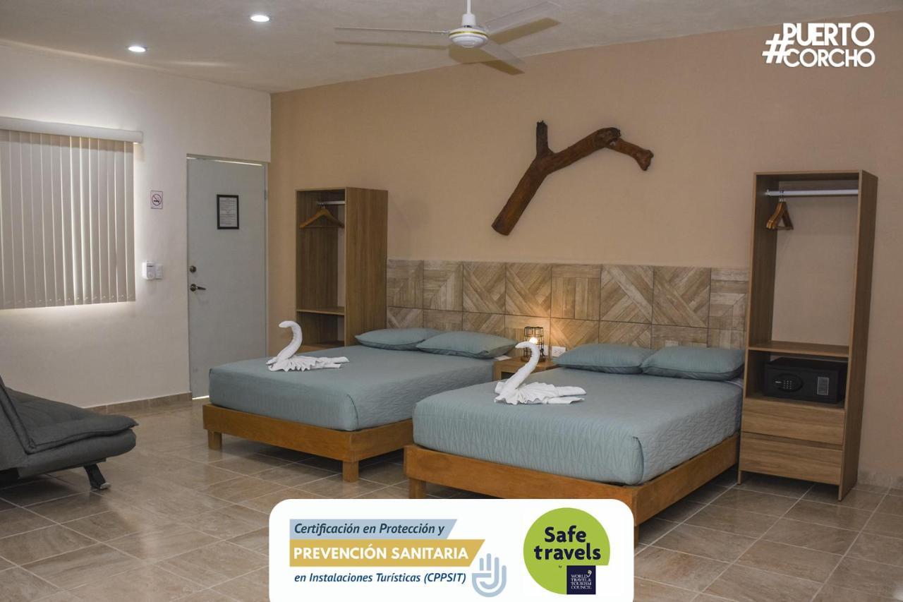Hotel Puerto Corcho 莫雷洛斯港 外观 照片
